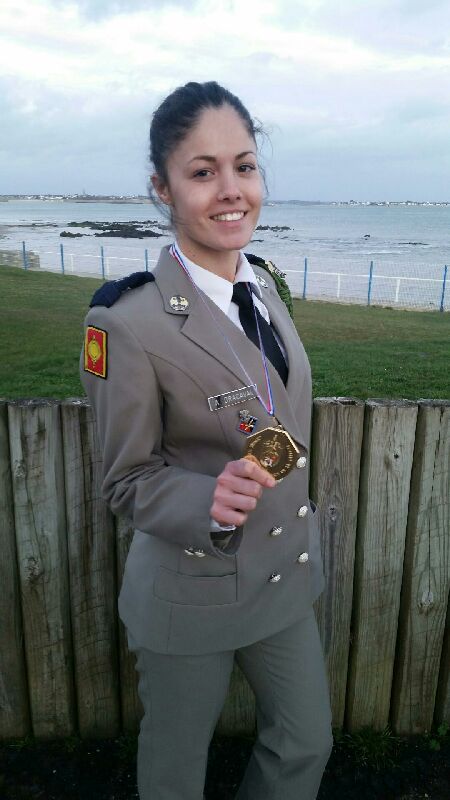 Anaïs Bracaval Championne de France Militaire