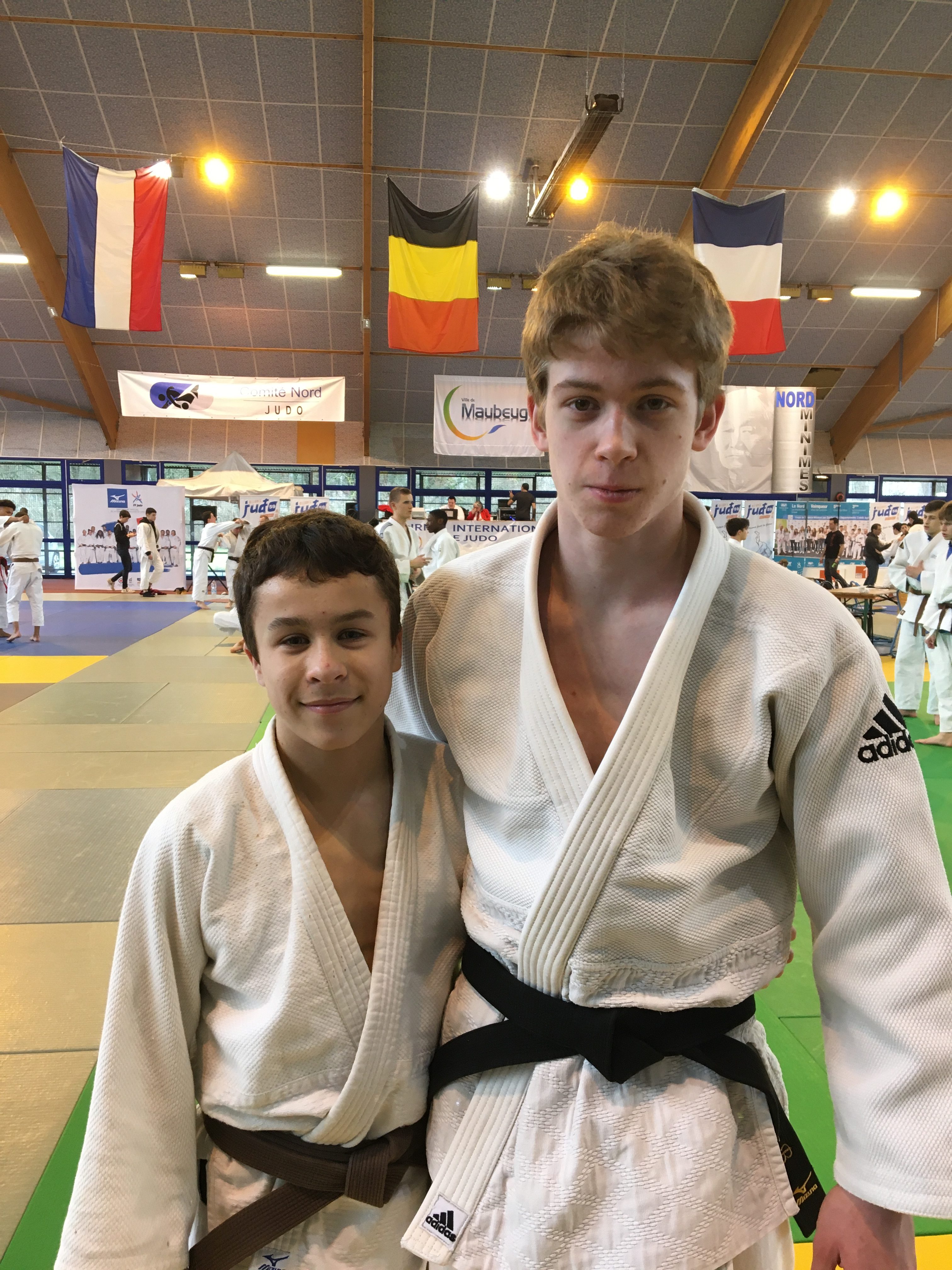 Tournoi cadet Label A de Maubeuge: Oscar et Mathis en piste