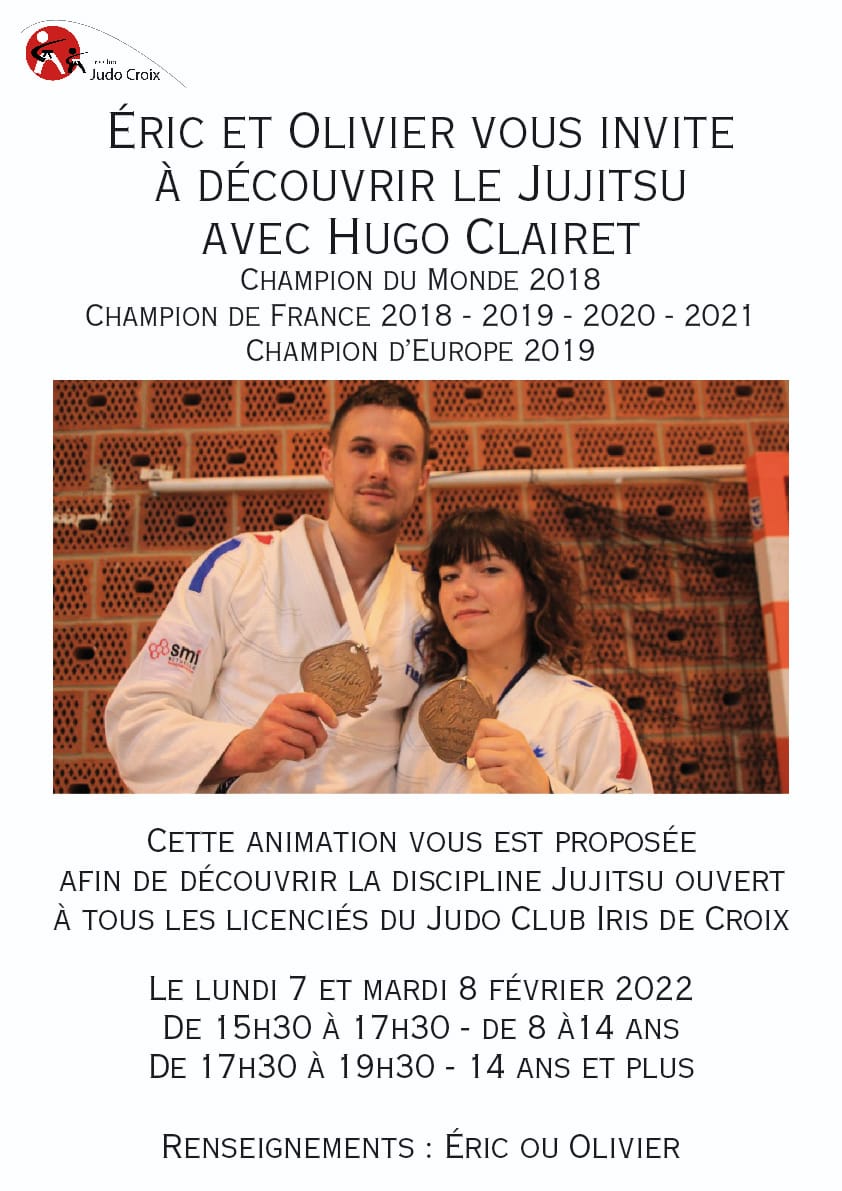 Stage de Ju jitsu encadré par Hugo Clairet