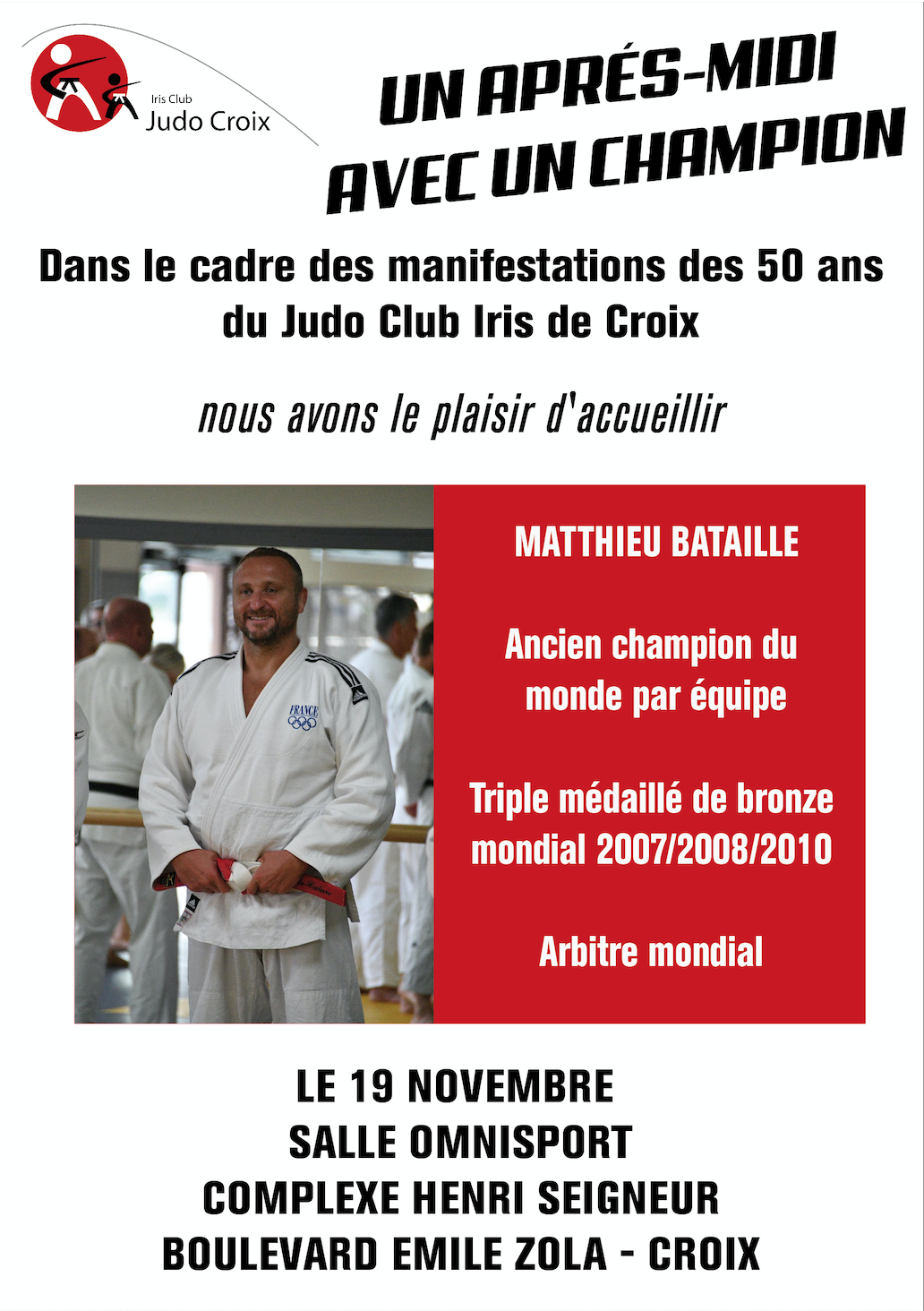 VIENT FAIRE DU JUDO AVEC UN CHAMPION !