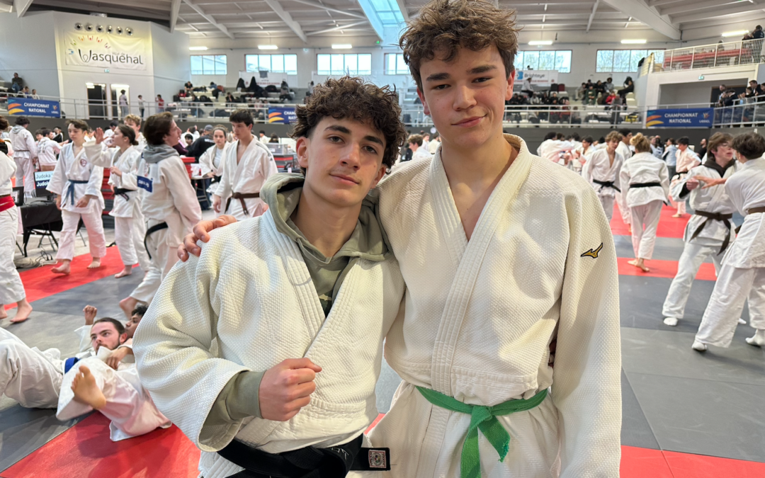 Championnat de France Ugsel:  Aloïs et Sacha  3ème !